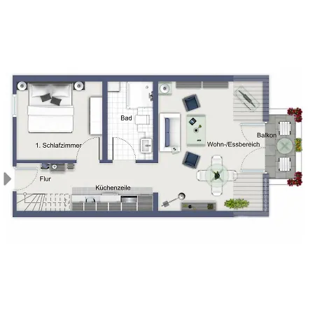 Апартаменты Meeresblick 515 *